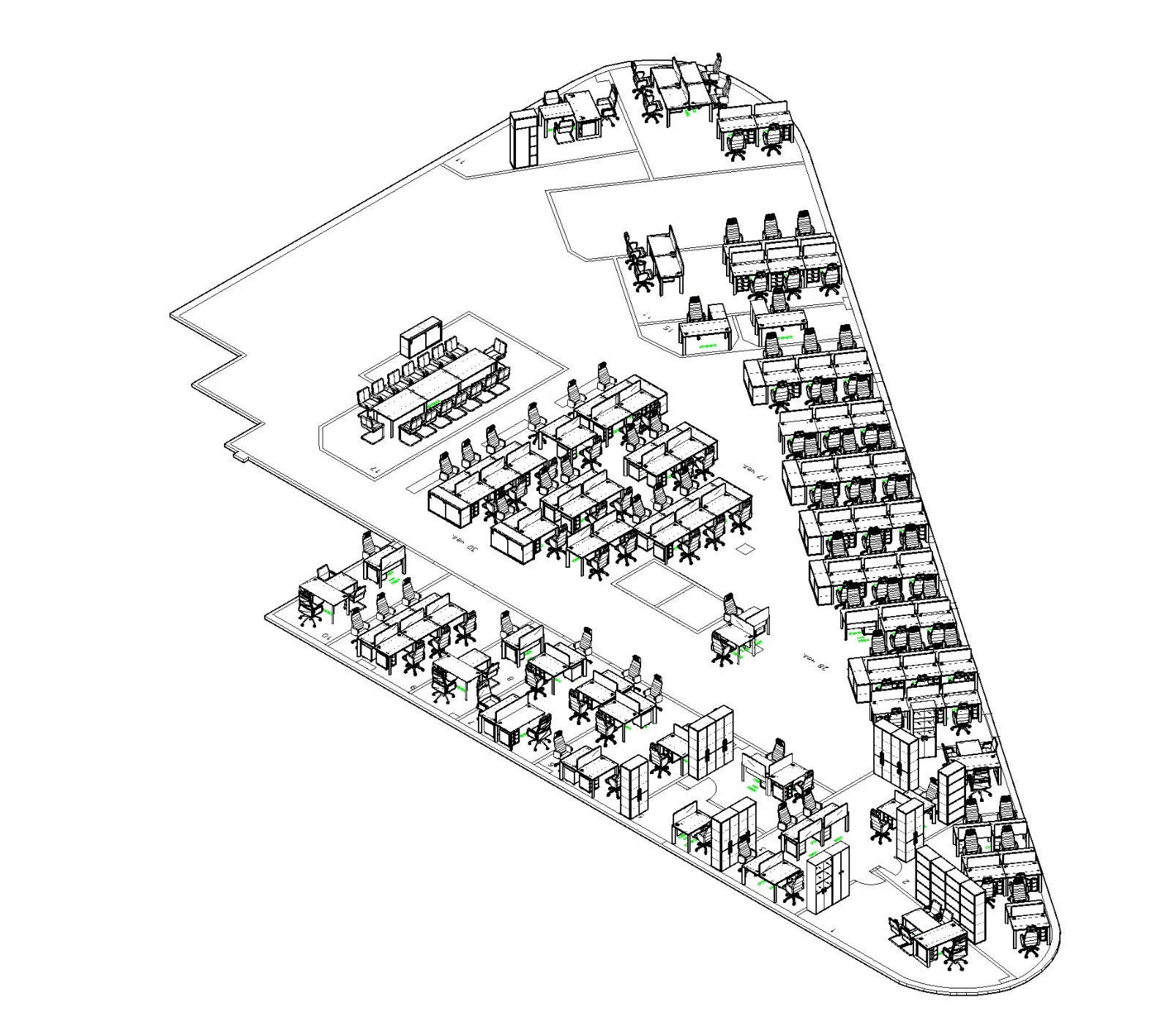 Open-space · 2D-план 2